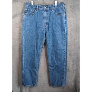 Levi's 550 Relaxed Fit Mens Jeans 36x32 Tapered Leg Medium Wash Denim Pants
